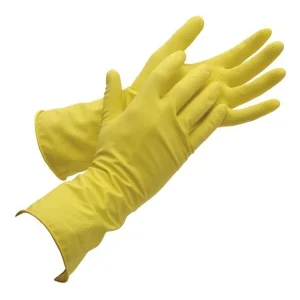 Guantes de Látex Amarillo para Limpieza 12 pares Cofan 11000018