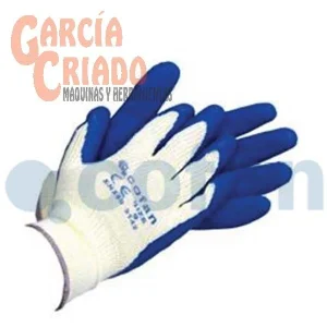Guantes de Látex Rugoso con Soporte de Punto Azules 12 pares Cofan 11000067