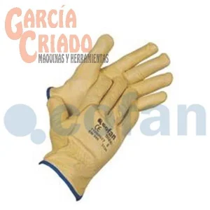 Guantes Piel Vacuno Extra Forro Interior Algodón 12 pares Cofan 11000077