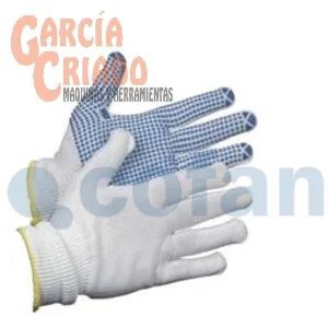 Guantes de Nylon Con Puntos de PVC 12 pares Cofan 11000079