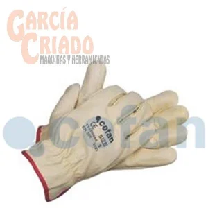 Guantes piel de vacuno amarillo Standard Quality 12 Pares Cofan 11000088