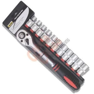 Llave carraca 72D de 1/4 con 13 vasos B7214MK