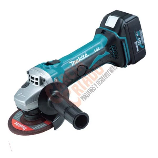 Miniamoladora 18V Litio-ion 115mm Makita DGA452RME