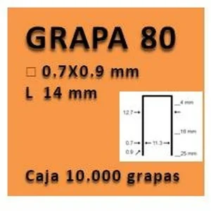 Grapa linea 80 - 14 GR008014
