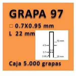 Grapa linea 97 - 22 GR009722