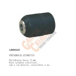 Portabrocas automático plástico Ferrestock LD0412C