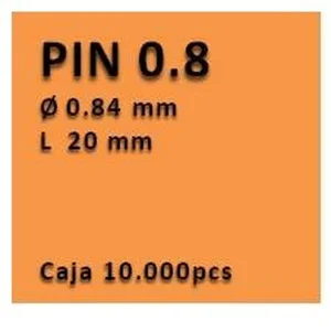 Clavo sin cabeza clavadora 0.8 - 20 PU0820