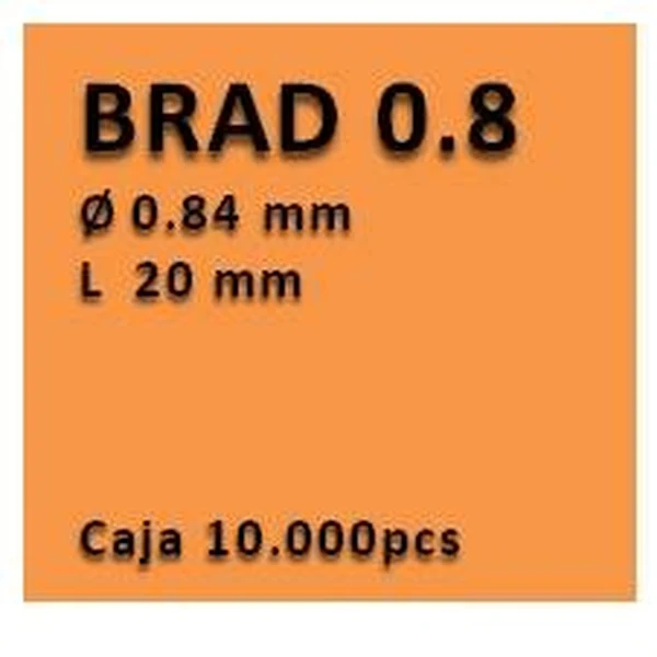 Clavo con cabeza clavadora 0.8 - 20 PV0820